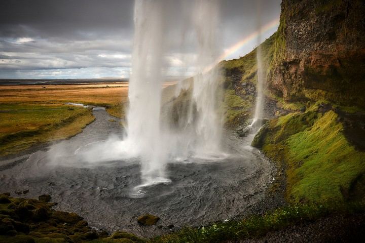 Falling From the Sky - Seljalandsfoss, Iceland