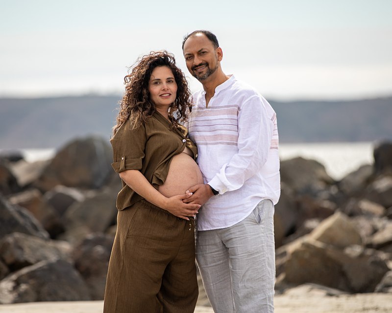 Vikram and Irene Maternity Pictures 2026