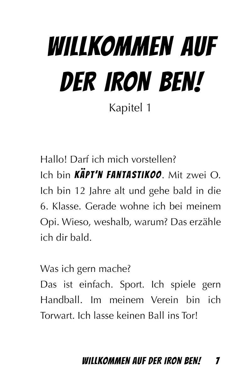 Käpt'n Fantastikoo: Auf nach Carbonara!: Ein Buch für alle Kinder mit LRS