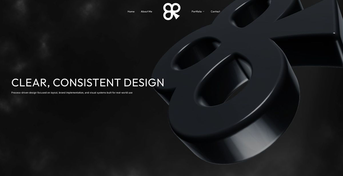Brandon Rankin brand systems designer portfolio website homepage