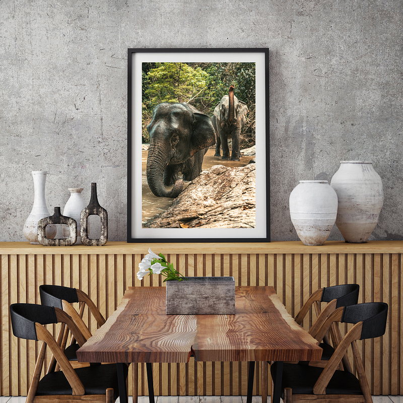 COLLECTION - GIANTS OF THE LAND VERTICAL - "River Company" - LIMITED EDITION 10 of 10