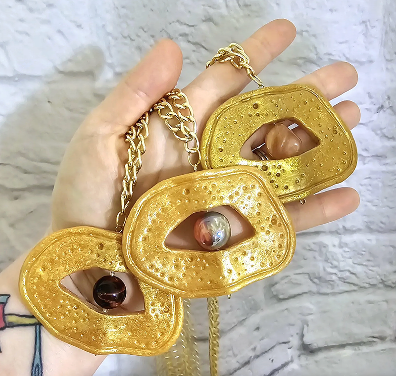 Sharon's Eye Of the Devil- Pendant Necklace