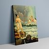 Sri Rama Vanquishing the Sea – A Divine Confrontation by Raja Ravi Verma