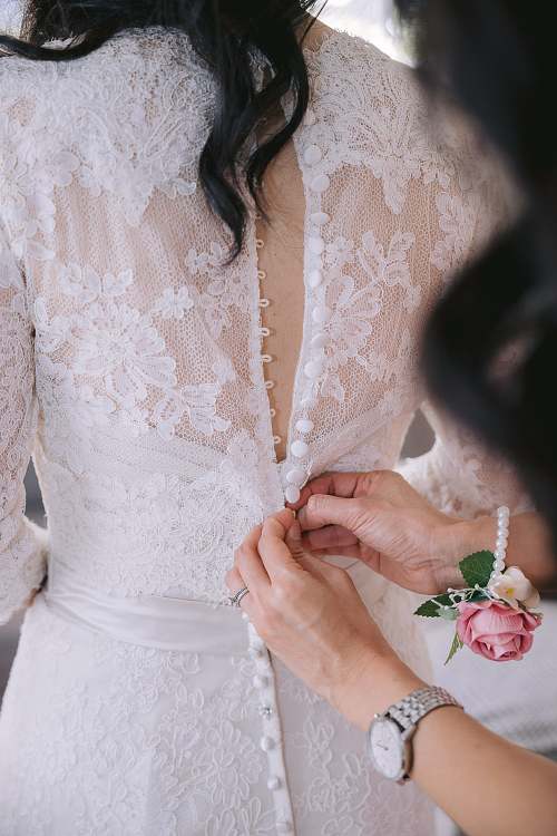 Bride Getting Ready