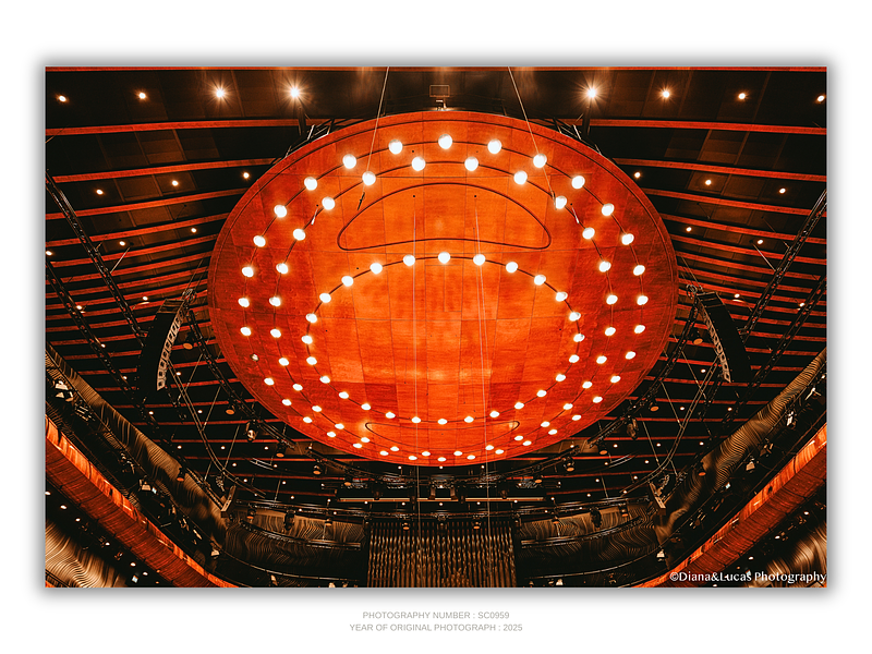 COLLECTION - URBAN GEOMETRY HORIZONTAL - "Glowing Sphere" - LIMITED EDITION 10 of 10