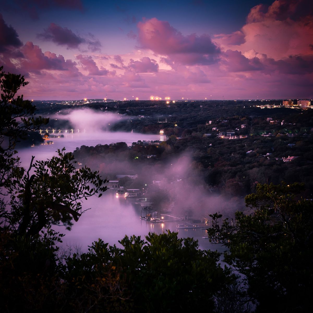 Foggy Morning River