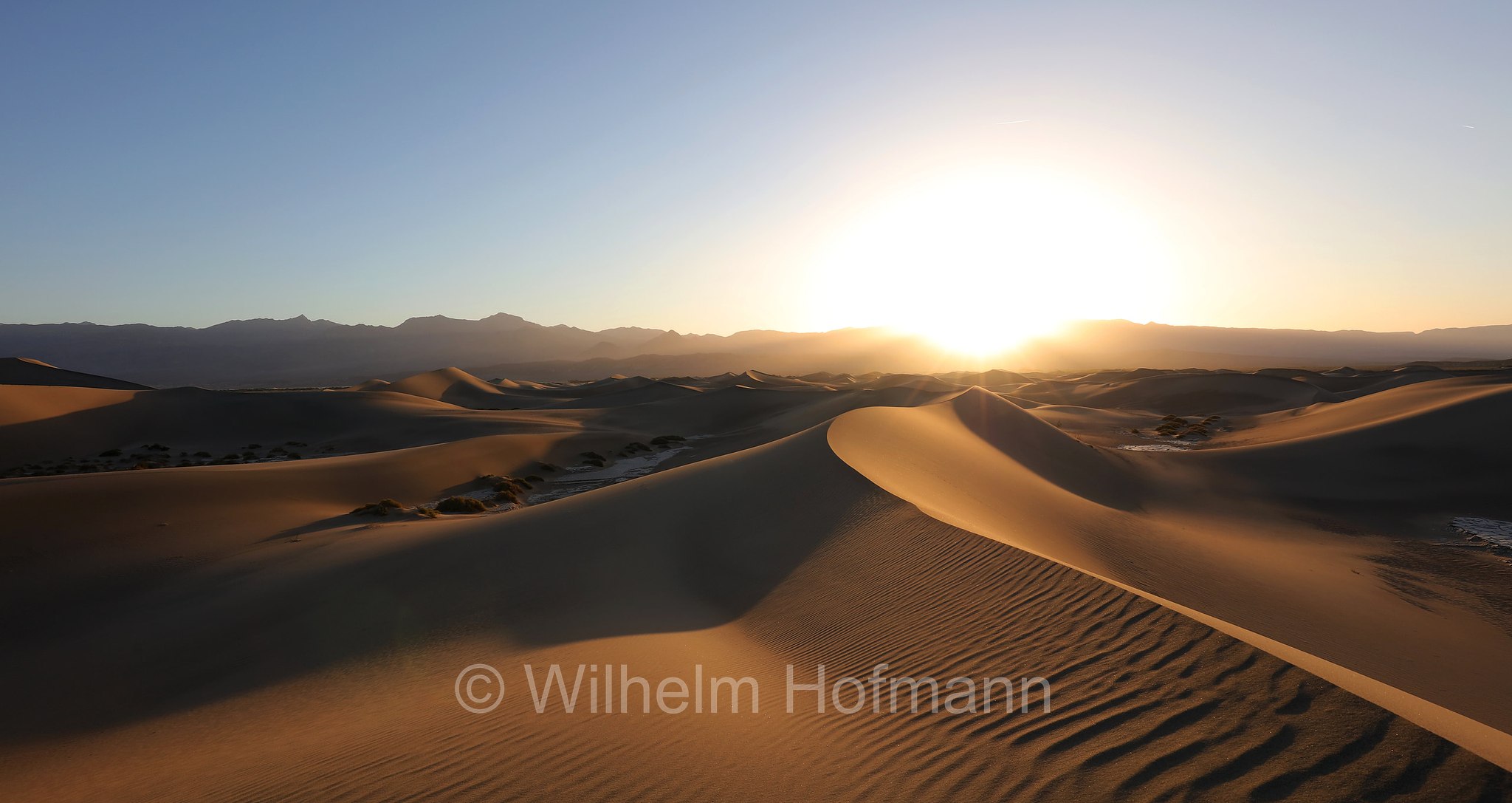 Mesquite Flat Sand Dunes, Death Valley National Park, Death-Valley-Nationalpark, Valle della Morte, California, Kalifornien, USA
