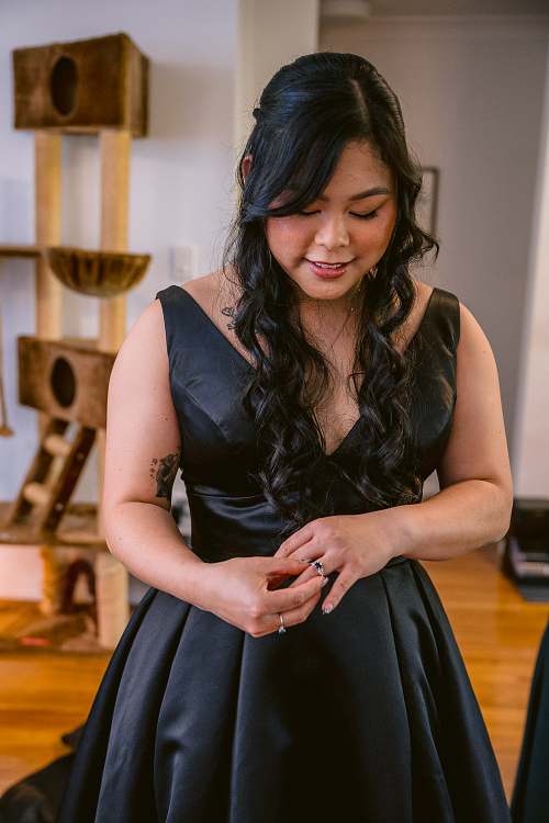 Bride Getting Ready