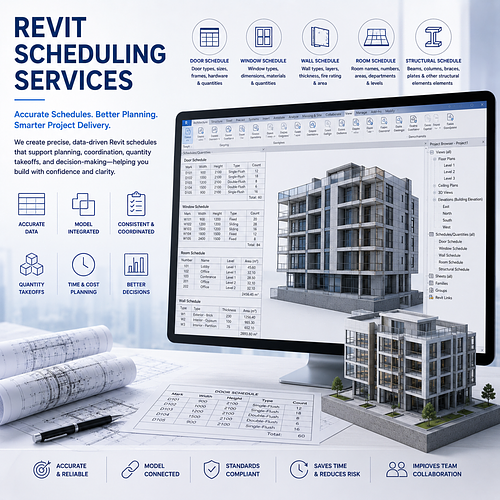 Revit 4D Scheduling Services