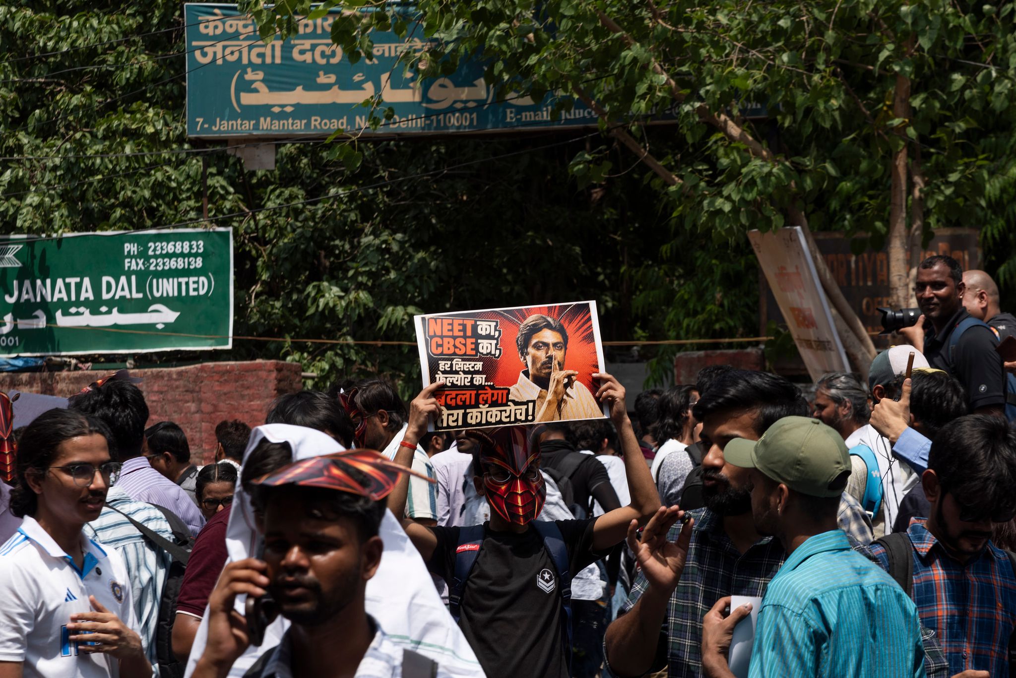 Cockroach Janta Party (CJP) protest in Delhi