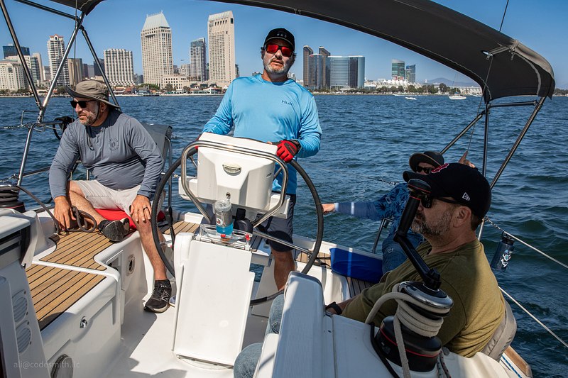 Sailing a 35 ft Beneteau Oceanis with Drew 2024