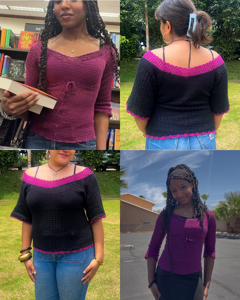 Zena Top PDF Crochet Pattern