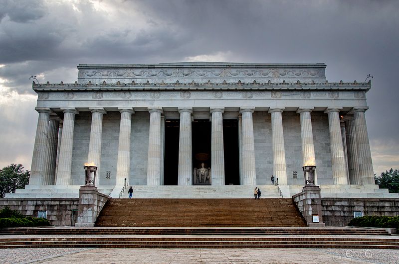 Lincoln Memorial - With Fire!!