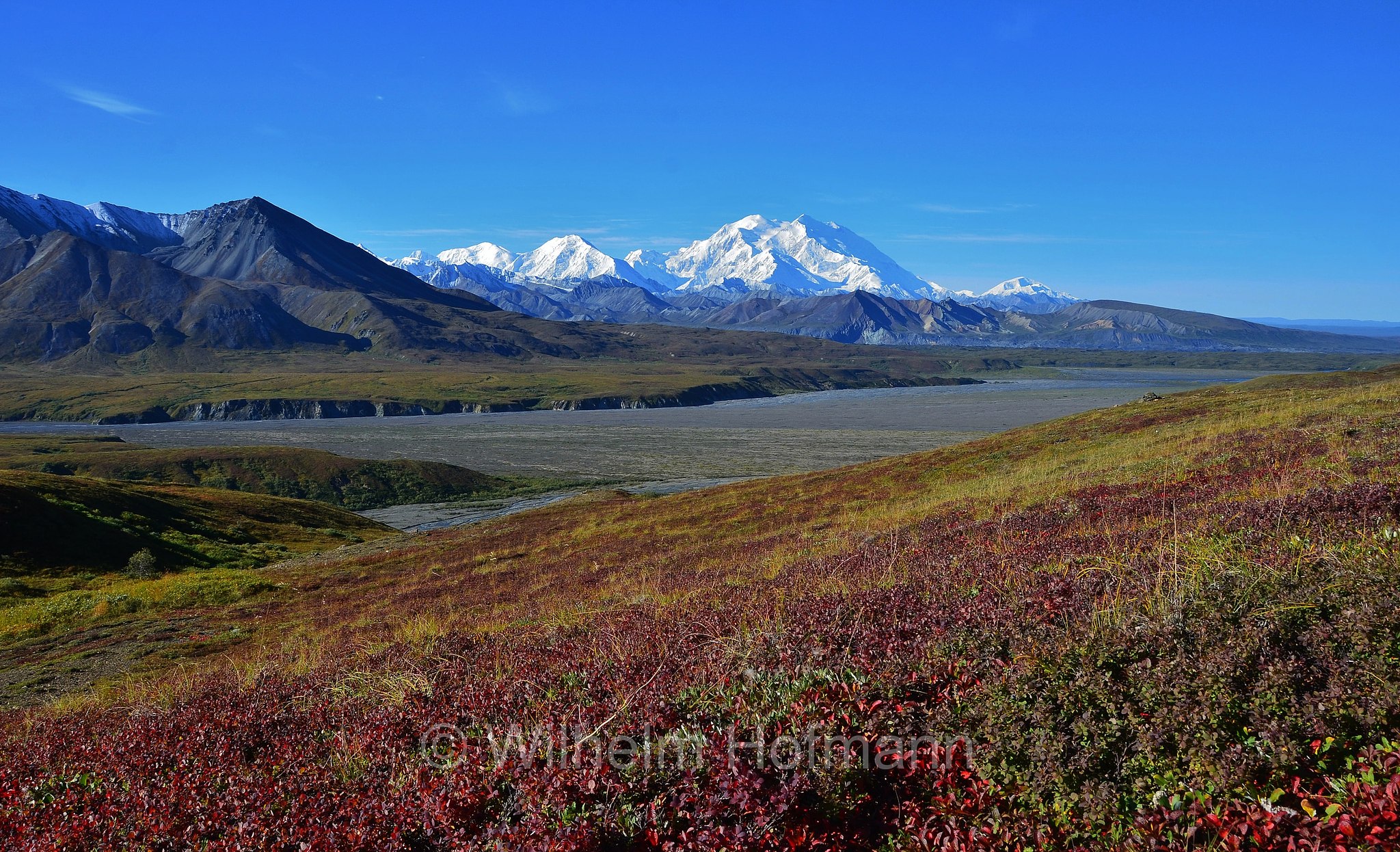 Denali, Mount McKinley, Eielson Visitor Center, Denali National Park, Denali National Park and Preserve, Denali-Nationalpark, Parco nazionale del Denali, Alaska, USA