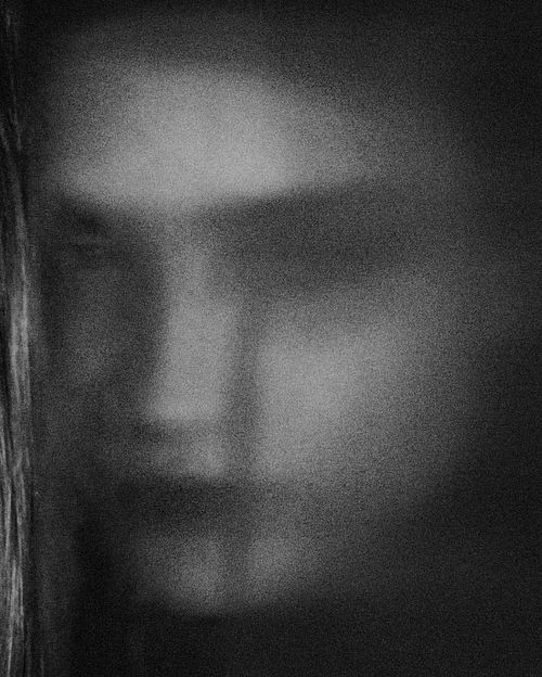 Beauty portrait with cinematic tone and editorial styling