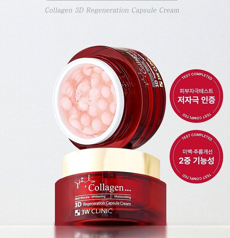 3W CLINIC COLLAGEN 3D REGENERATION CAPSULE CREAM 55g