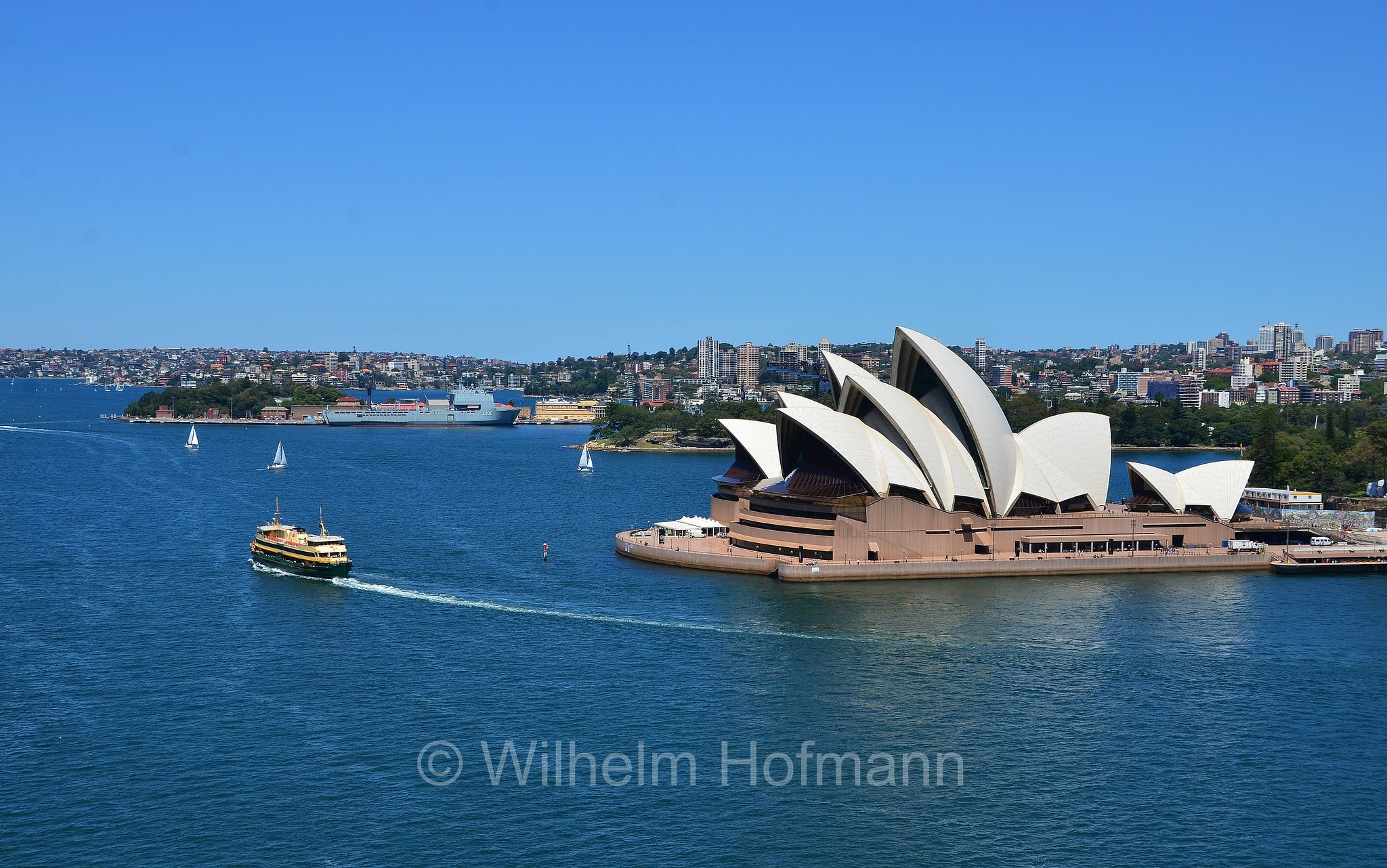 Sydney Opera House, Opernhaus Sydney, teatro dell'Opera di Sydney, Port Jackson, Sydney Harbour, New South Wales, Nuovo Galles del Sud, Australia, Australien