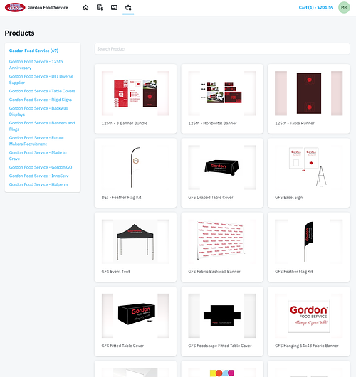 Express Signs / Gordon Food Service