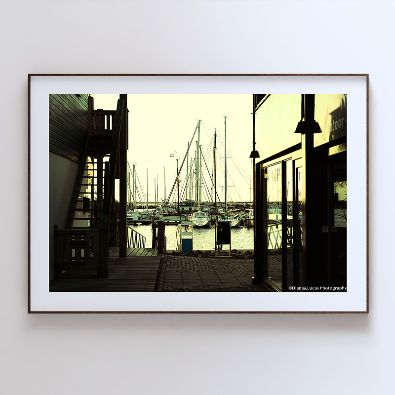 COLLECTION - URBAN GEOMETRY HORIZONTAL - "Harbour View" - LIMITED EDITION 10 of 10