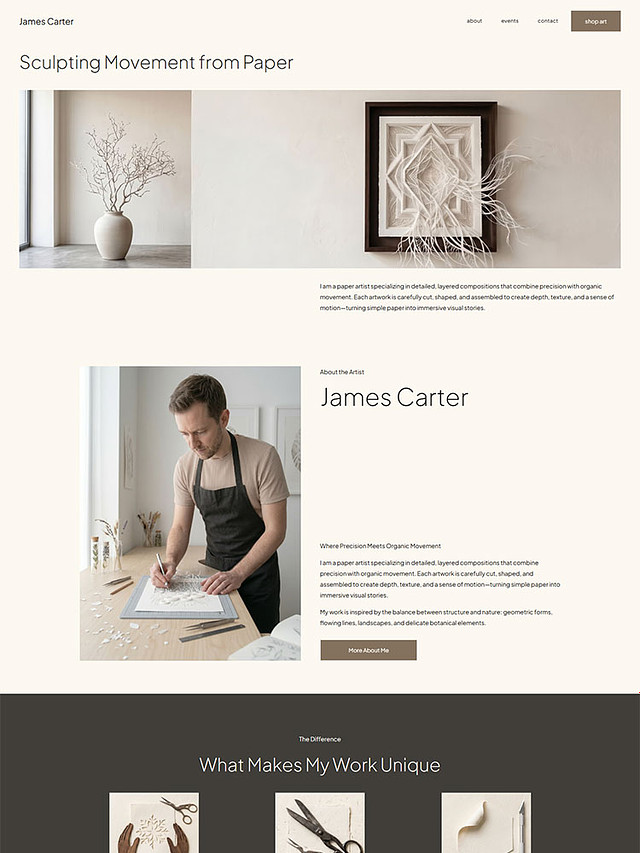 Torino - Pixpa Portfolio Website Templates
