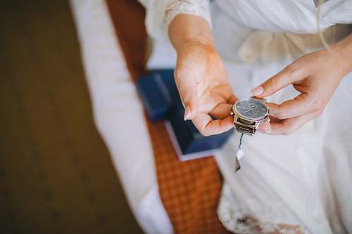 Bride Getting Ready