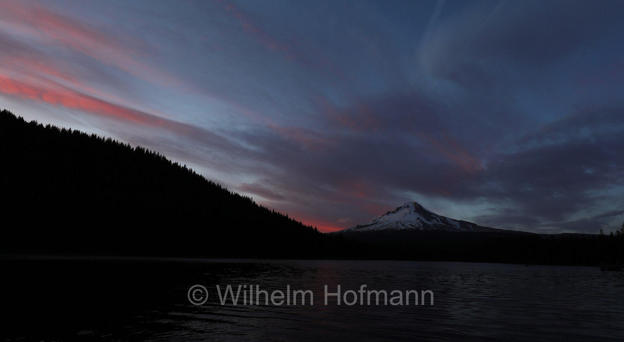 Trillium Lake, Mount Hood, Monte Hood, Oregon, USA