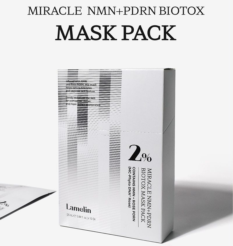 LAMELIN Miracle NMN + PDRN Biotox Mask
