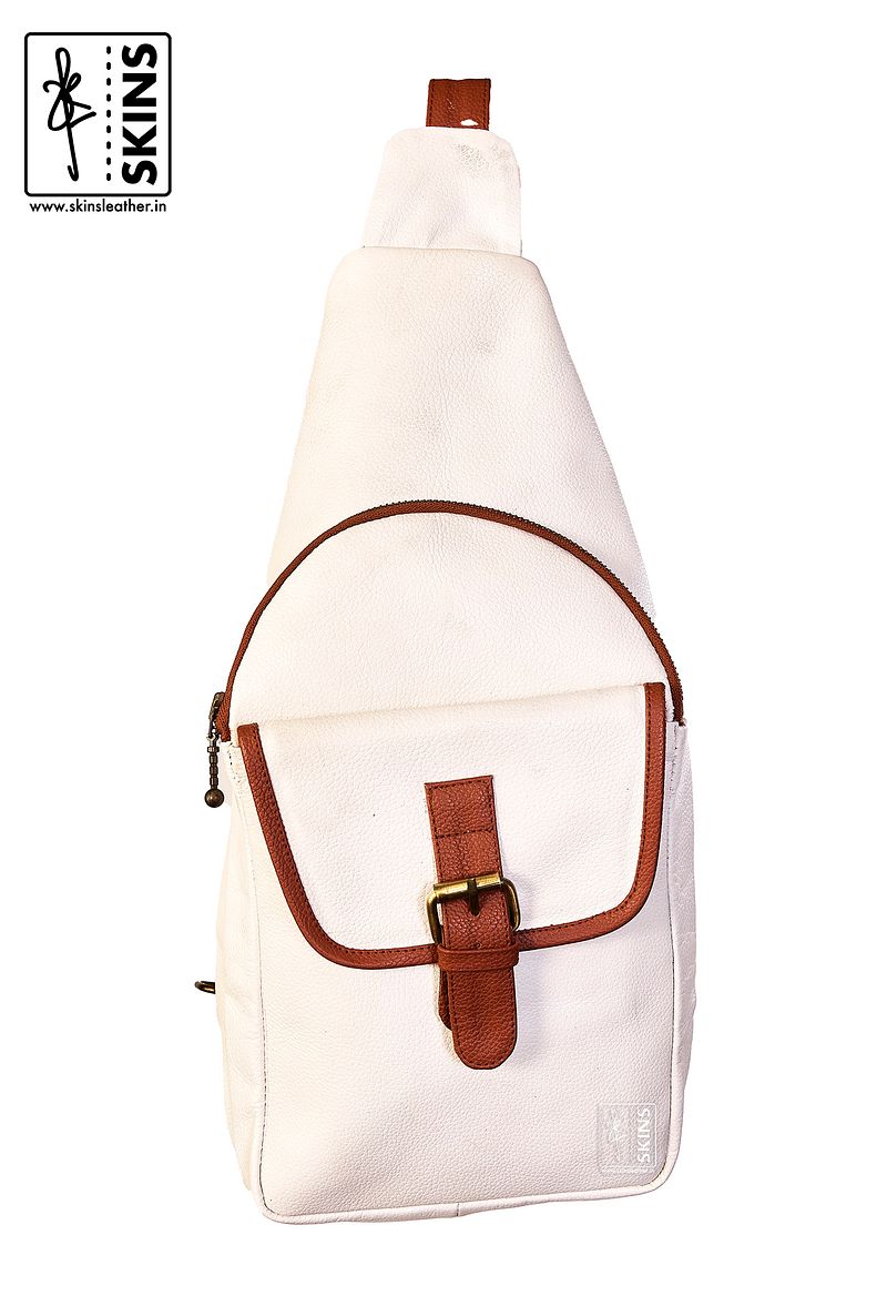 SKINS: Koshā Gati Leather Sling Backpack