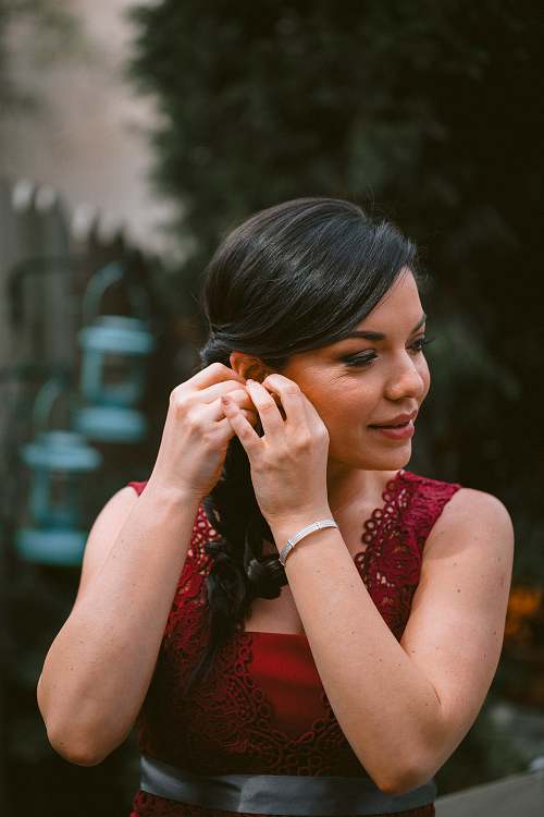 Bride Getting Ready