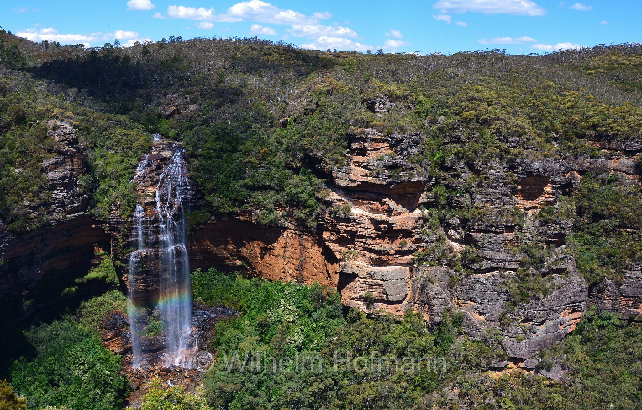 Upper Wentworth Falls, Blue Mountains, Blue Mountains National Park, Blue-Mountains-Nationalpark, New South Wales, Nuovo Galles del Sud, Australia, Australien