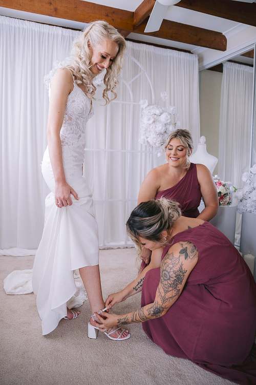 Bride Getting Ready