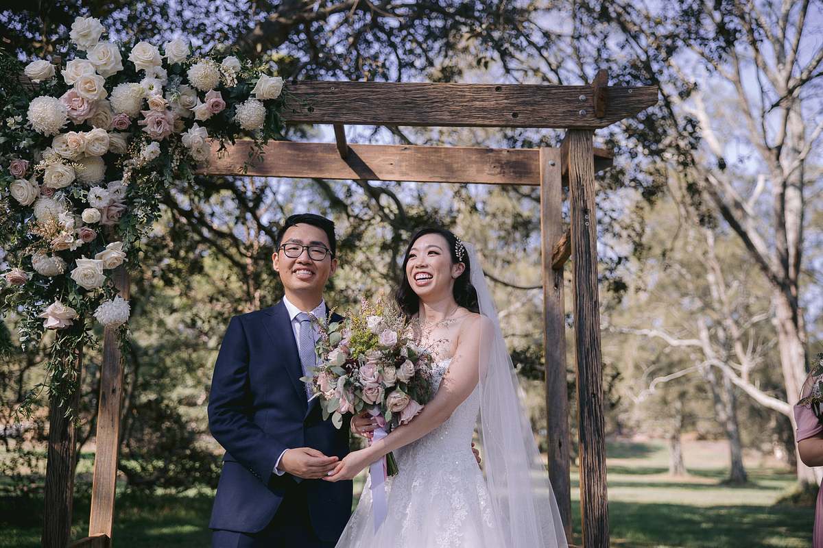 Wedding Ceremony at Pine Grove Centennial Park