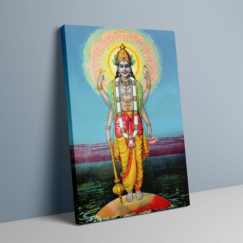 Vishnu: The Protector of the Universe by Raja Ravi Verma
