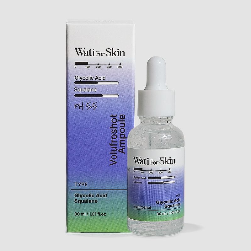 WatiForSkin - Glycolic Acid Squalane Volufroshot Ampoule 30ml