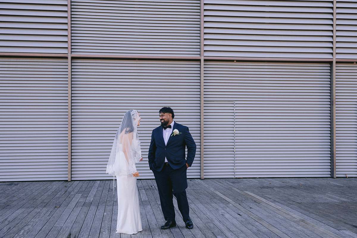 Bride and Groom's First Look