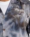 Cuban Collar Shirt - Charcoal Sky