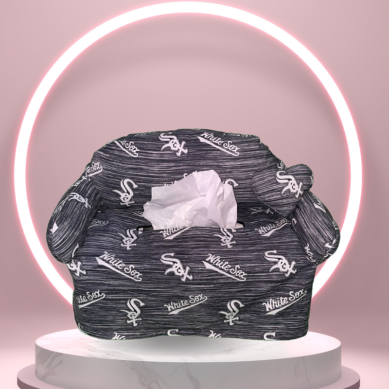 Sox Tissue Box:  Can be ordered in different fabrics.