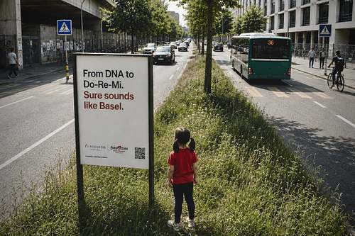 And on city billboards, which my daughter got to see