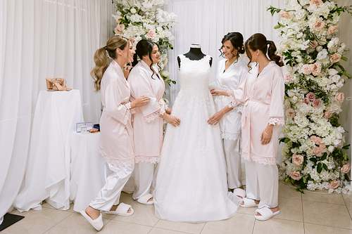 Bride Getting Ready