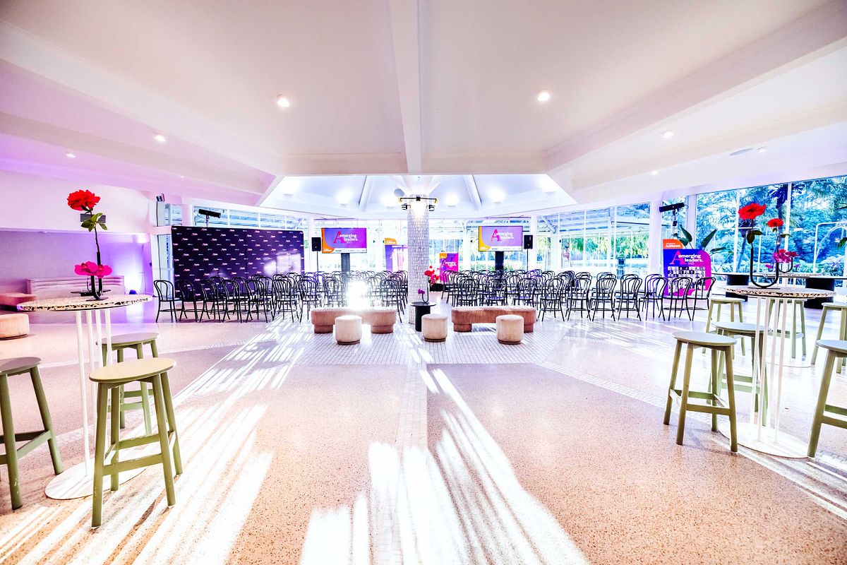 A lovely view of the well lit room at the Yaffa Media &ndash; Ragtrader, Australian Fashion Industry Awards.