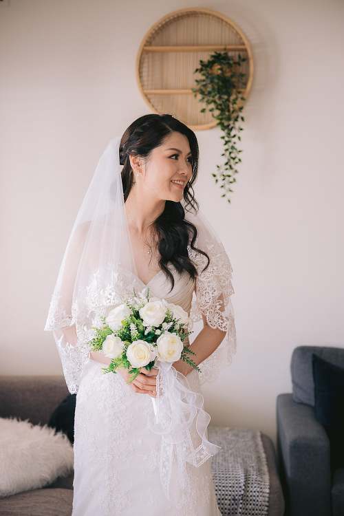 Bride Getting Ready