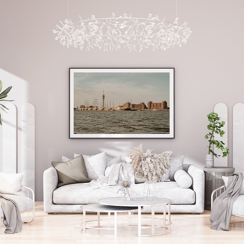 COLLECTION - URBAN GEOMETRY HORIZONTAL - "City on the Water" - LIMITED EDITION 10 of 10