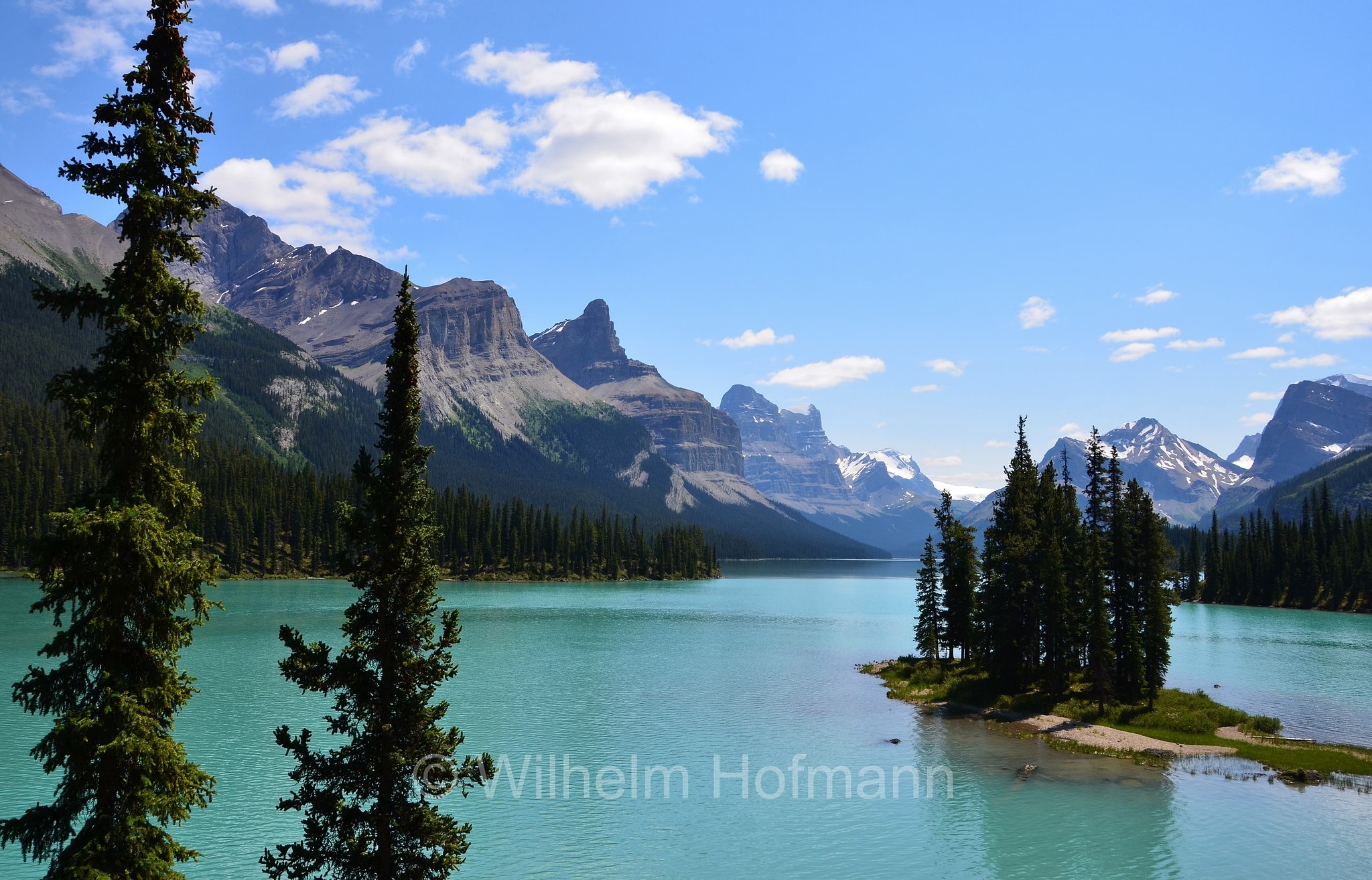 Spirit Island, Maligne Lake﻿, lago Maligne, Jasper National Park, Jasper-Nationalpark, Parco nazionale Jasper, Alberta, Canada, Kanada