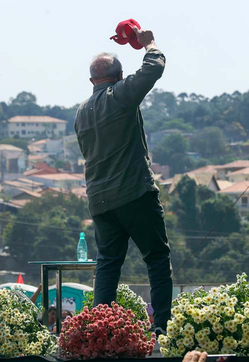 Pro-Lula Demonstration On Labour Day