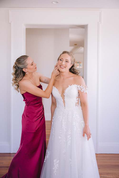 Bride Getting Ready