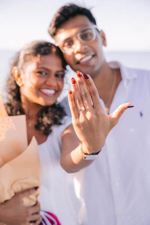 Engagement Portraits at Chinamans Beach Jervis Bay