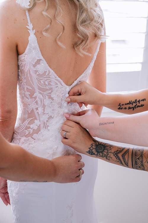 Bride Getting Ready