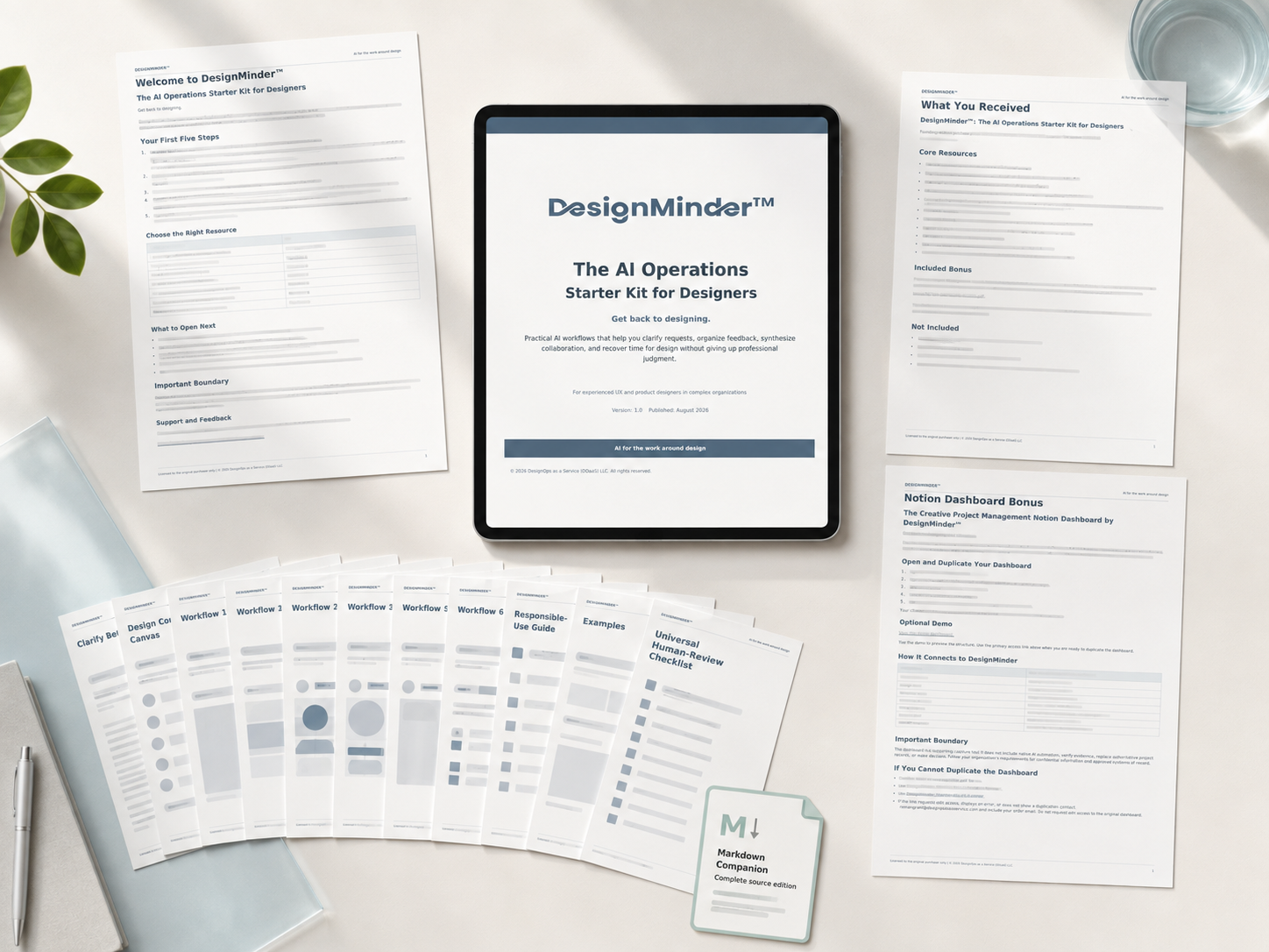 DesignMinder&trade;: The AI Operations Starter Kit for Designers