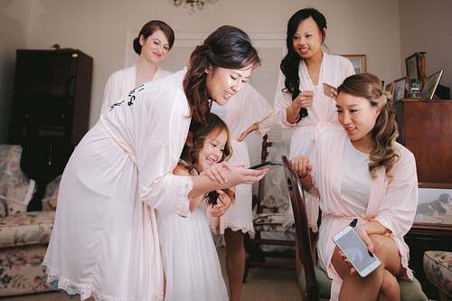 Bride Getting Ready