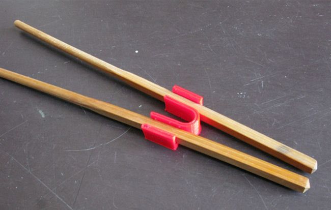 Treinador de pauzinhos impressão 3D
